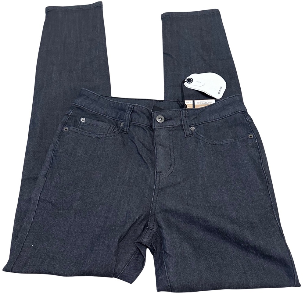 Prana Karla High Rise Stretch Jean in Denim Solid Size 2 Regular NWT
